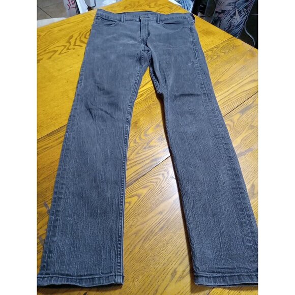 LEVI STRAUSS 508 Jeans Mens  32 X 32 FADED BLACK Preowned Summer  Casual Work - Picture 5 of 12